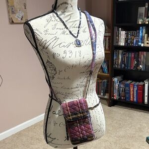 Vera Bradley cross body phone/eyeglass purse